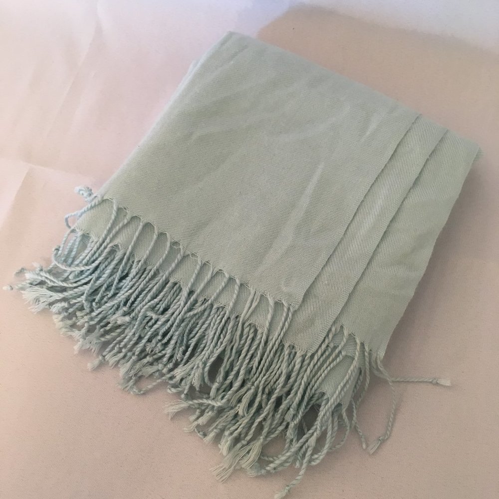 Blue Scarf 31"x70"